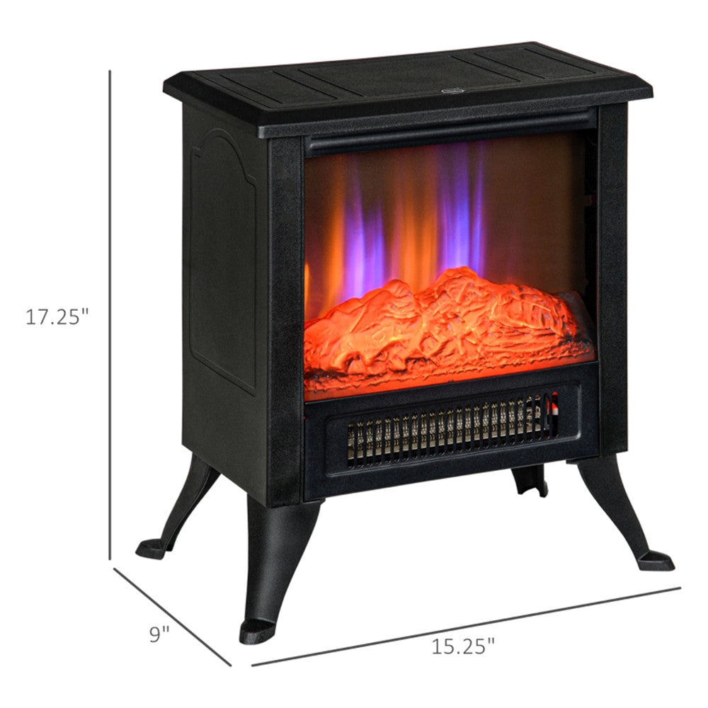 Electric Fireplace Heater LED Flame Fireplace Stove