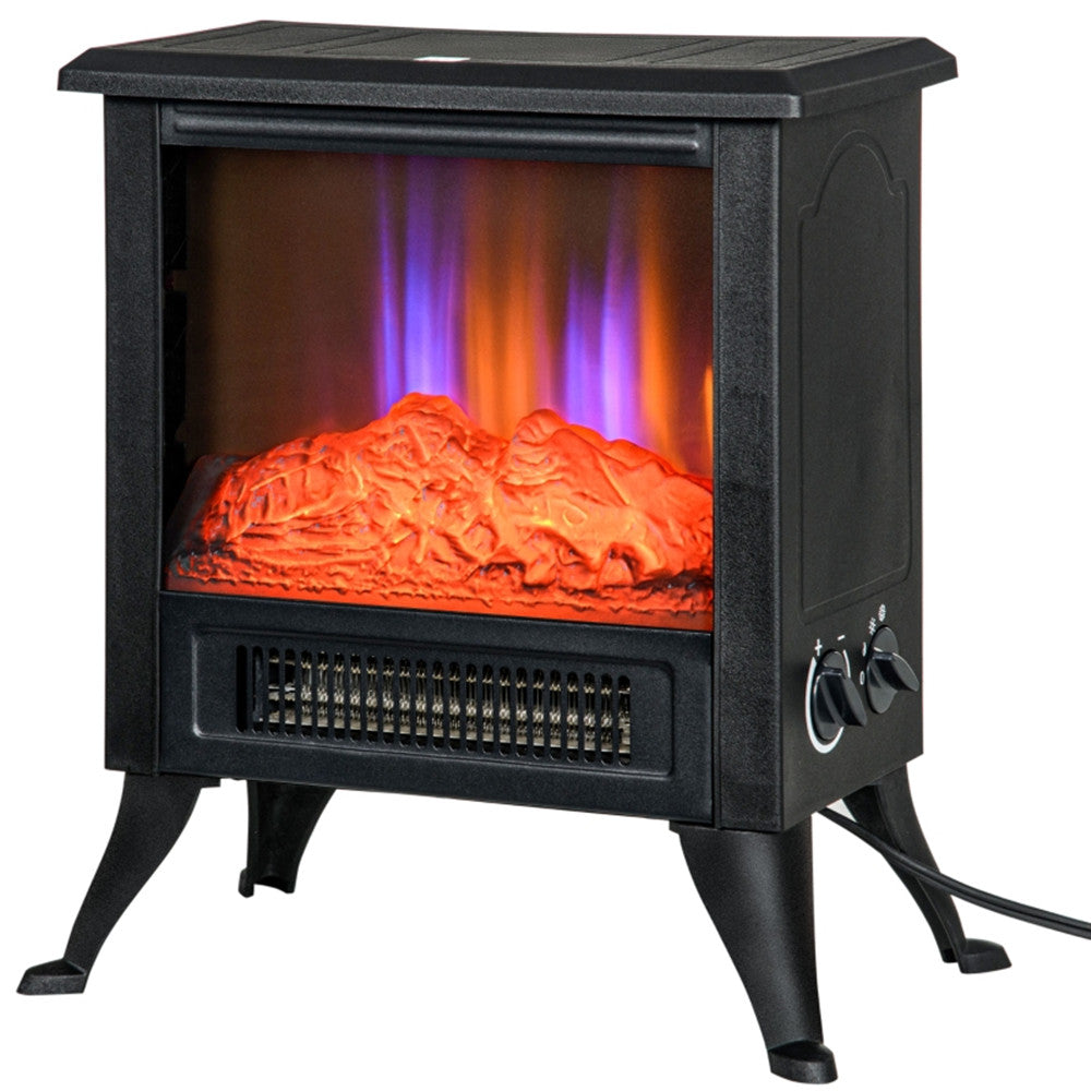 Electric Fireplace Heater LED Flame Fireplace Stove