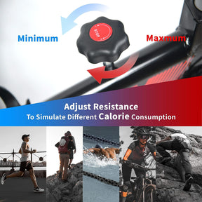 Exercise Stationary Bike 330 Lbs Weight Capacity, Spin Indoor Cycling Bike with LCD Monitor and Comfortable Seat Cushion