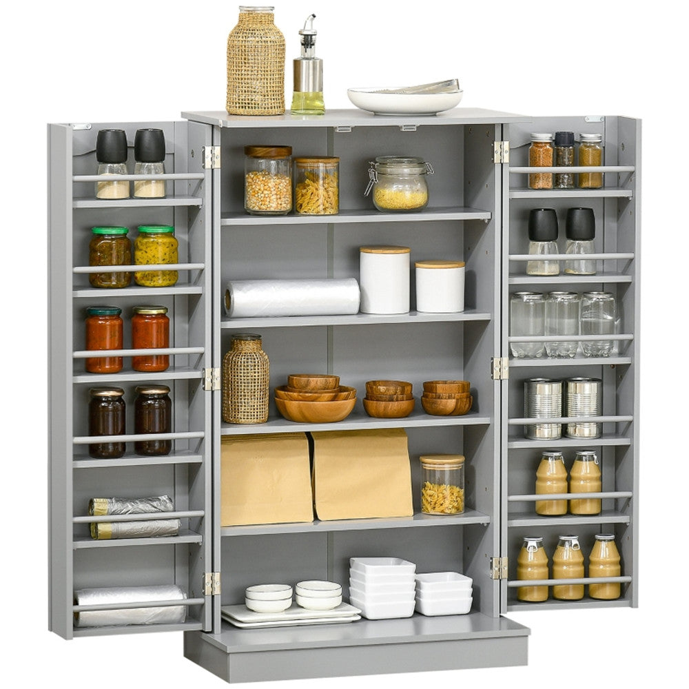 Simple Triamine Adjustable Shelves Sideboard With Door Cabinet