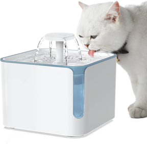 Cat Water Fountain, Automatic Cat Fountain 3L/101oz, Dog Water Dispenser with Adjustable Pump
