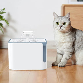 Cat Water Fountain, Automatic Cat Fountain 3L/101oz, Dog Water Dispenser with Adjustable Pump