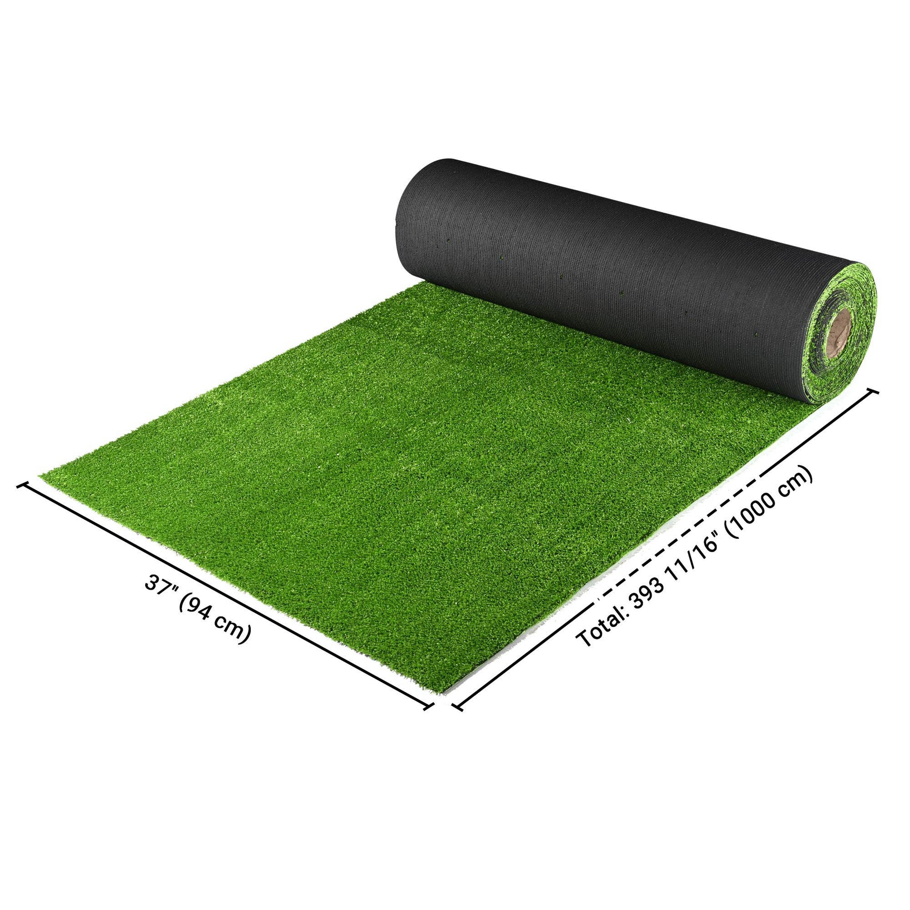 Realistic Synthetic Artificial Grass Mat 3ft x 33ft with 3/8" grass blades height Indoor Outdoor Garden Lawn Landscape Turf