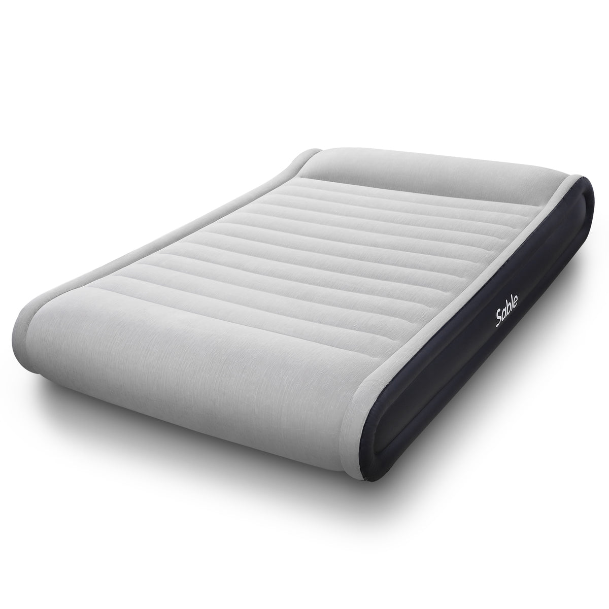 Full Size Air Mattress with Built in Pump Easy to Inflate/Quick Set Up Inflatable Mattress Double High Strong Support Air Bed with Headboard-TaoTronics US
