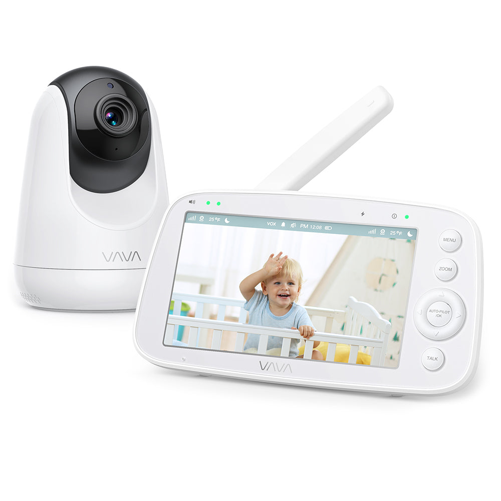 Baby Monitor, VAVA 5" 720P Video Baby Monitor with Pan-Tilt-Zoom Camera