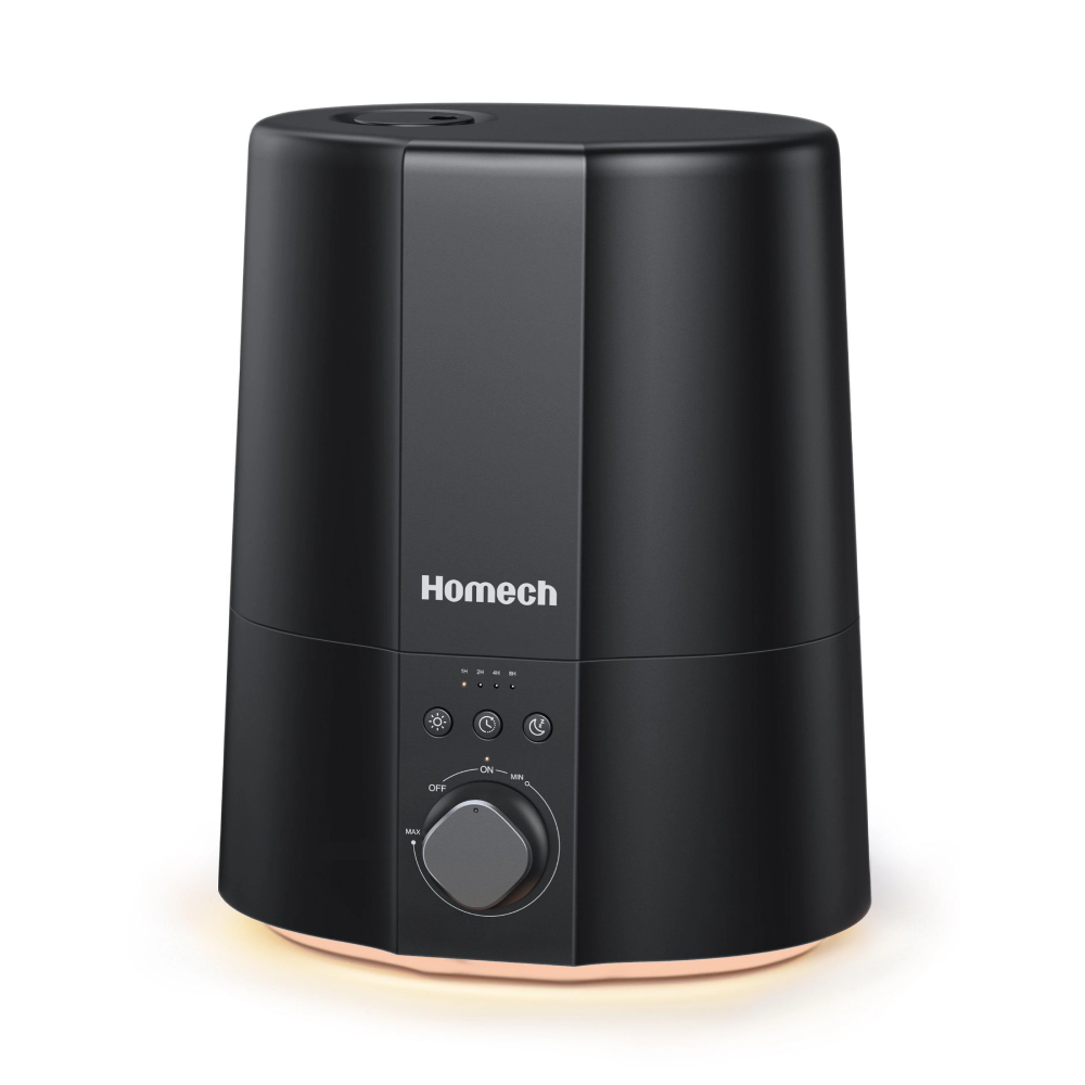 Homech Humidifiers, 2.5L Cool Mist Ultrasonic Humidifier with Warm Night Light-TaoTronics US