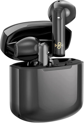 Wireless Earbuds BH114, Deep Bass HiFi Stereo Sound, CVC 8.0 Noise Reduction, IPX5 Waterproof