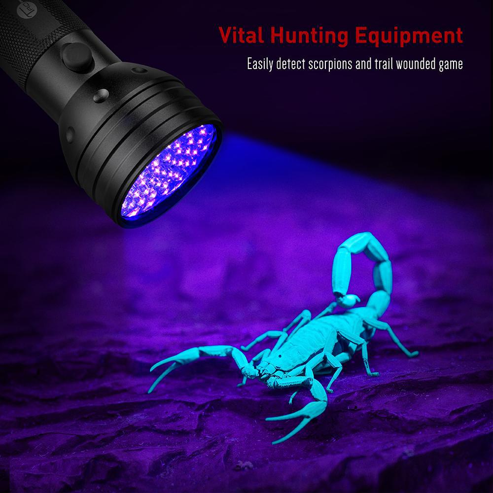 Postimpressionisme Spædbarn Port Black Light, 51 LEDs UV Blacklight Flashlights Detector