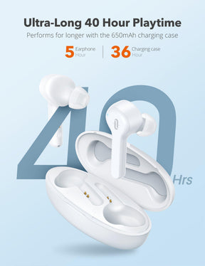 True Wireless Earbuds Bluetooth 5.0 TWS In-Ear Earphones with Charging Case-TaoTronics