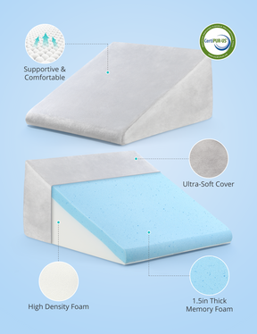 Dense store foam wedge