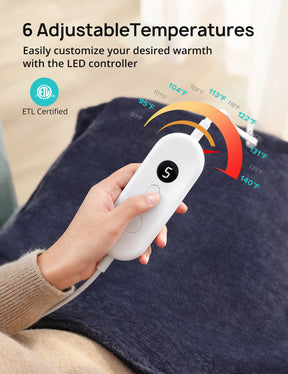 Evajoy Electric Heating Pad for Back Pain Relief