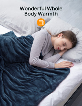【50" x 60"】Evajoy Heated Blanket Electric Blanket,  50" x 60" Electric Full Size Throw Blanket