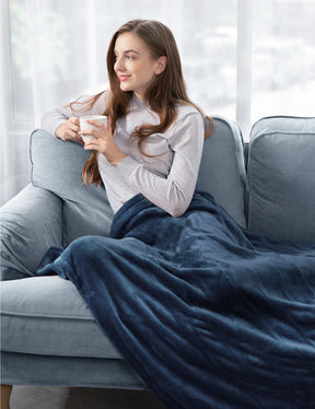 【50" x 60"】Evajoy Heated Blanket Electric Blanket,  50" x 60" Electric Full Size Throw Blanket