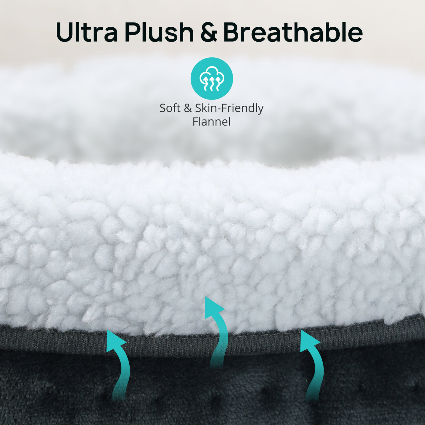 EVAJOY Electric Heated Foot Warmer, Heating Pad for Foot with Fast Hea