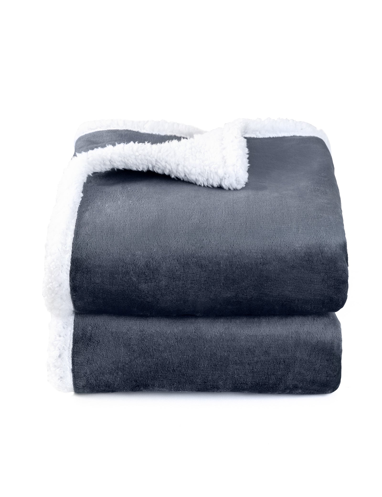 【50" x 60"】Evajoy Fluffy Sherpa Flannel Heated Throw Blanket, Full Size Blanket Throw with 3 Heating Levels