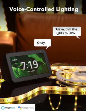 LED Strip Lights, WiFi LED Tape Lights Works with Alexa-TaoTronics