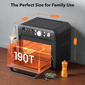 Air Fryer 012,19 Quart 15-in-1 Family-Sized Toaster Oven