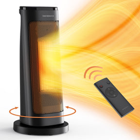 Taotronics 18” Space Heater 017 1500W Oscillating Electric w/ Remote for Home