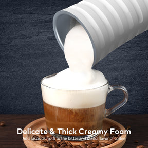 Miroco Electric Milk Steamer Soft Foam Maker for Hot and Cold Milk Froth MI-MF010 