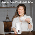 Portable 4-in-1 Milk Frother with Cold and Hot Foam Options