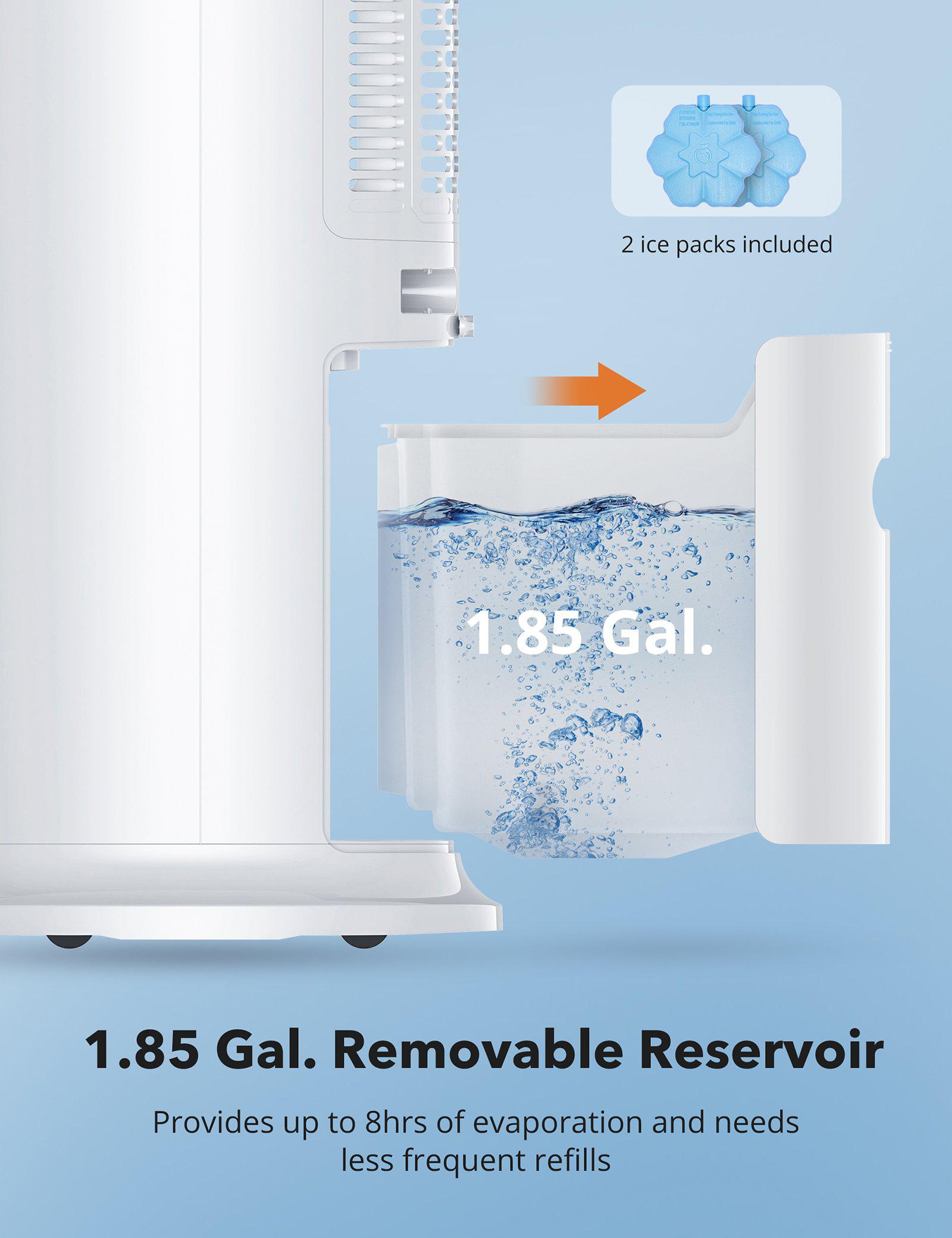 3-in-1 Evaporative Air Cooler, Natural Cooling& Air Moistening | TaoTronics-TaoTronics US