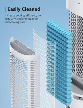 3-in-1 Evaporative Air Cooler, Natural Cooling& Air Moistening | TaoTronics-TaoTronics US