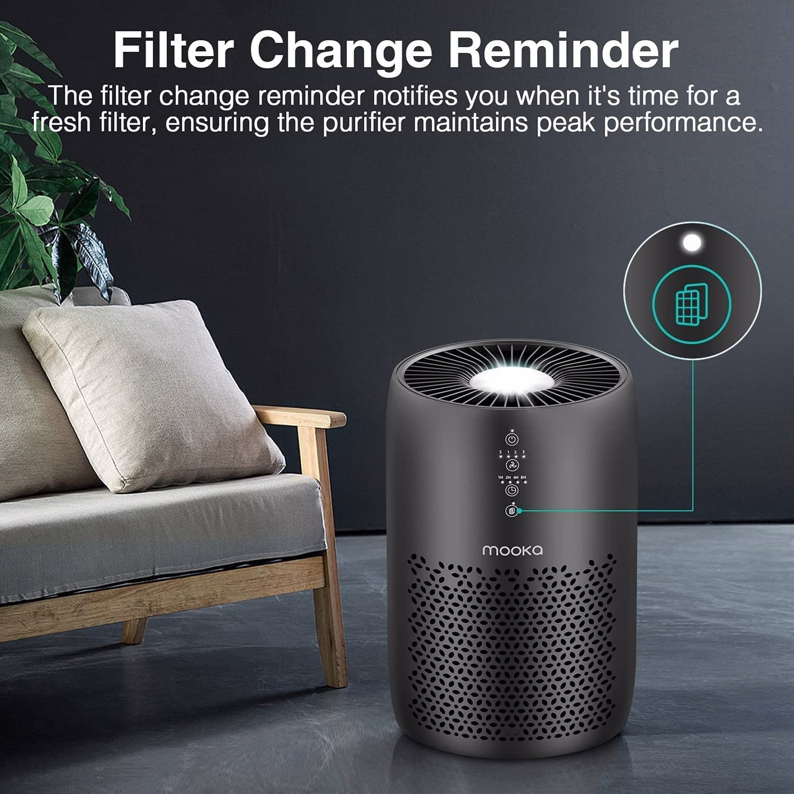 Air Purifiers, Home Air purifier for Large Room Bedroom Up to
