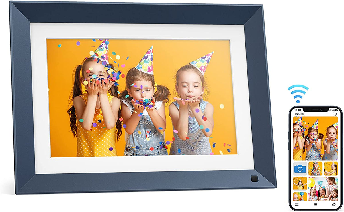 Digital Photo Frame 10.1 Inch IPS Full HD Touch Screen, WiFi Smart Photo Frame