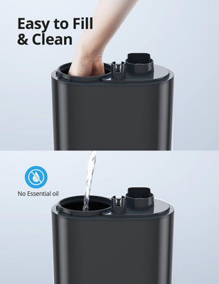 Homech Cool Mist Humidifiers, 26dB Quiet Humidifiers, 4L Ultrasonic Humidifiers-TaoTronics