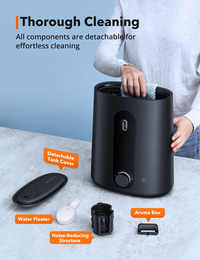 6L Cool Mist Humidifier 049,1.6 Gal Top Fill Humidifiers Ultrasonic Quiet
