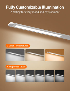 Sympa LED Table Lamp DL007, Aluminum Alloy Dimmable Lamp With 3 Color Modes-Table Lamps-ParisRhone