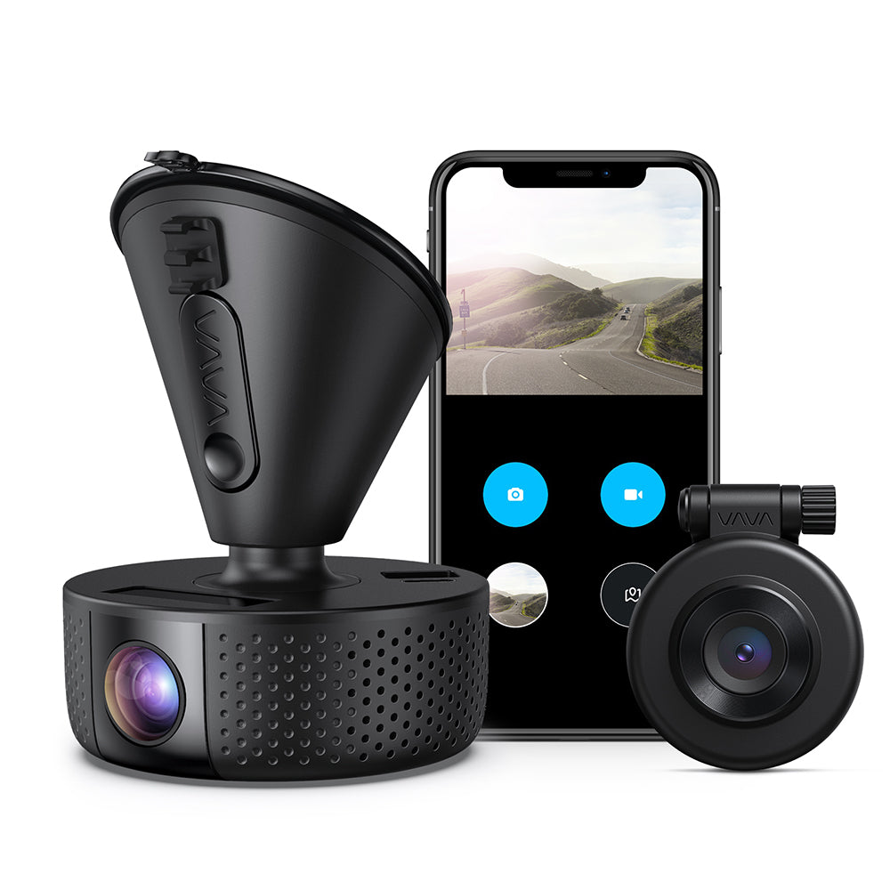 Dash Cam Delantero y trasero, 1080p HD Display DULA DASH DASH CAM