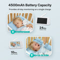 Baby Monitor, VAVA 5" 720P Video Baby Monitor with Pan-Tilt-Zoom Camera