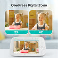 Baby Monitor, VAVA 5" 720P Video Baby Monitor with Pan-Tilt-Zoom Camera