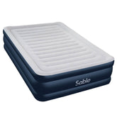 Evajoy Air Mattress  Airbed, Sable Upgraded Inflatable Blow up Bed with Built-in Electric Pump