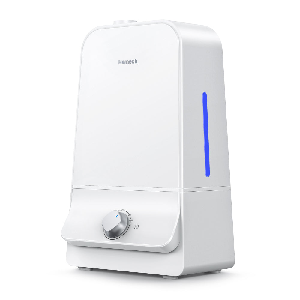 Cool Mist Humidifier 6L, 26dB Quiet Ultrasonic Humidifiers for Large Bedroom Babies Adults-TaoTronics