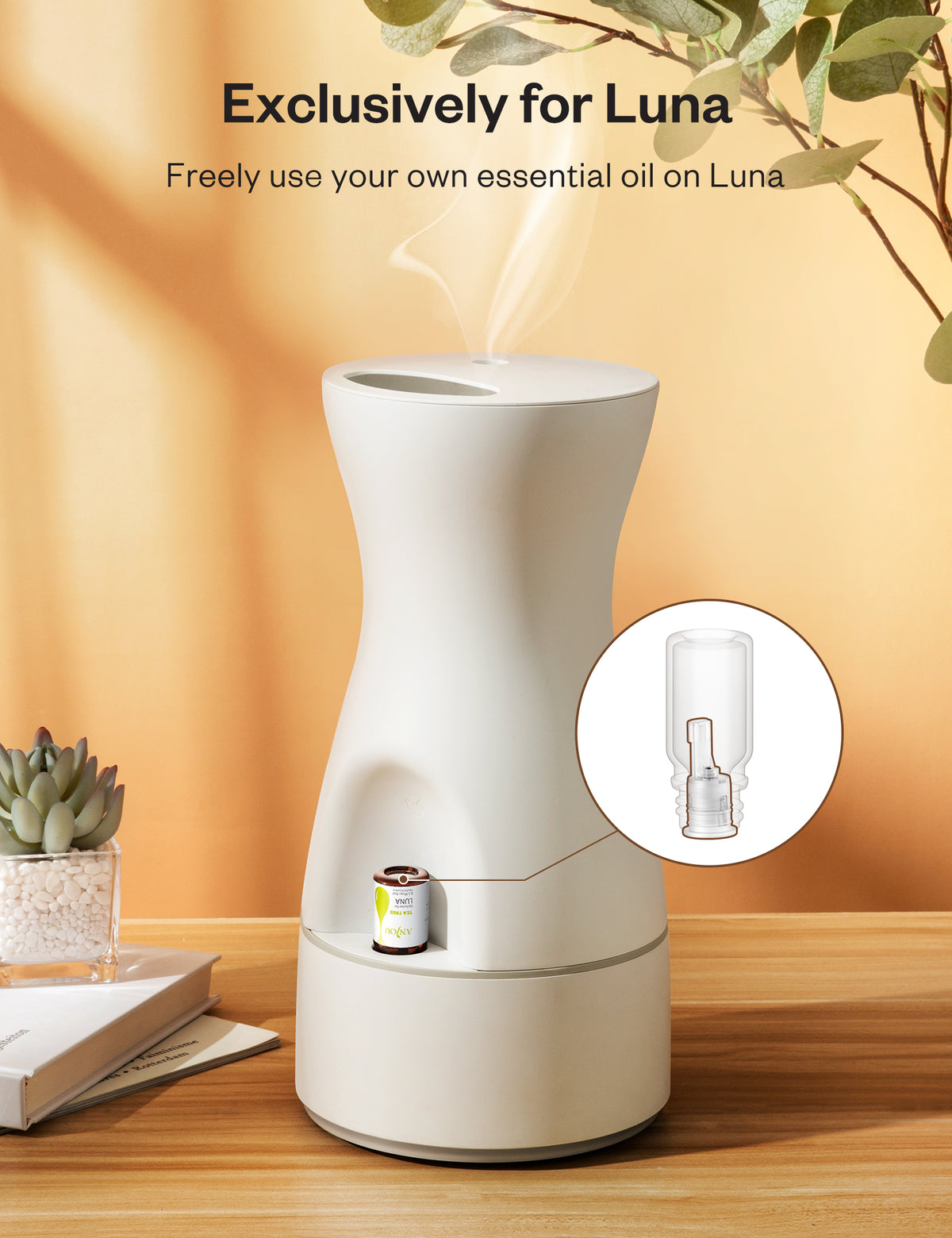 Anjou Essential Oil Bottle Stuffing Set for Luna Diffuser 20-Pack Essential Oil Bottle Stoppers 1-Pack Opener