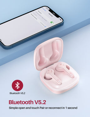 Upgraded Bluetooth IPX8 40Hours Play Time True Wireless Headphones-TaoTronics US