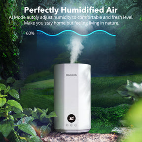 Homech Cool Mist Humidifier 4L Top Fill Quiet Ultrasonic Humidifier with Auto Mode-TaoTronics US