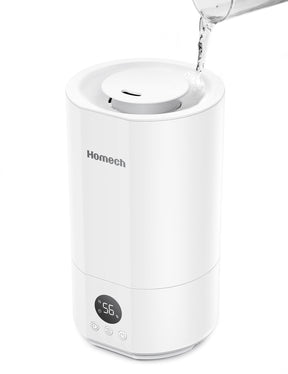 Homech Cool Mist Humidifier 4L Top Fill Quiet Ultrasonic Humidifier with Auto Mode-TaoTronics US