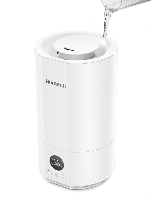 Homech 4L Cool Mist Humidifier 005,Top Fill Quiet Ultrasonic Humidifie