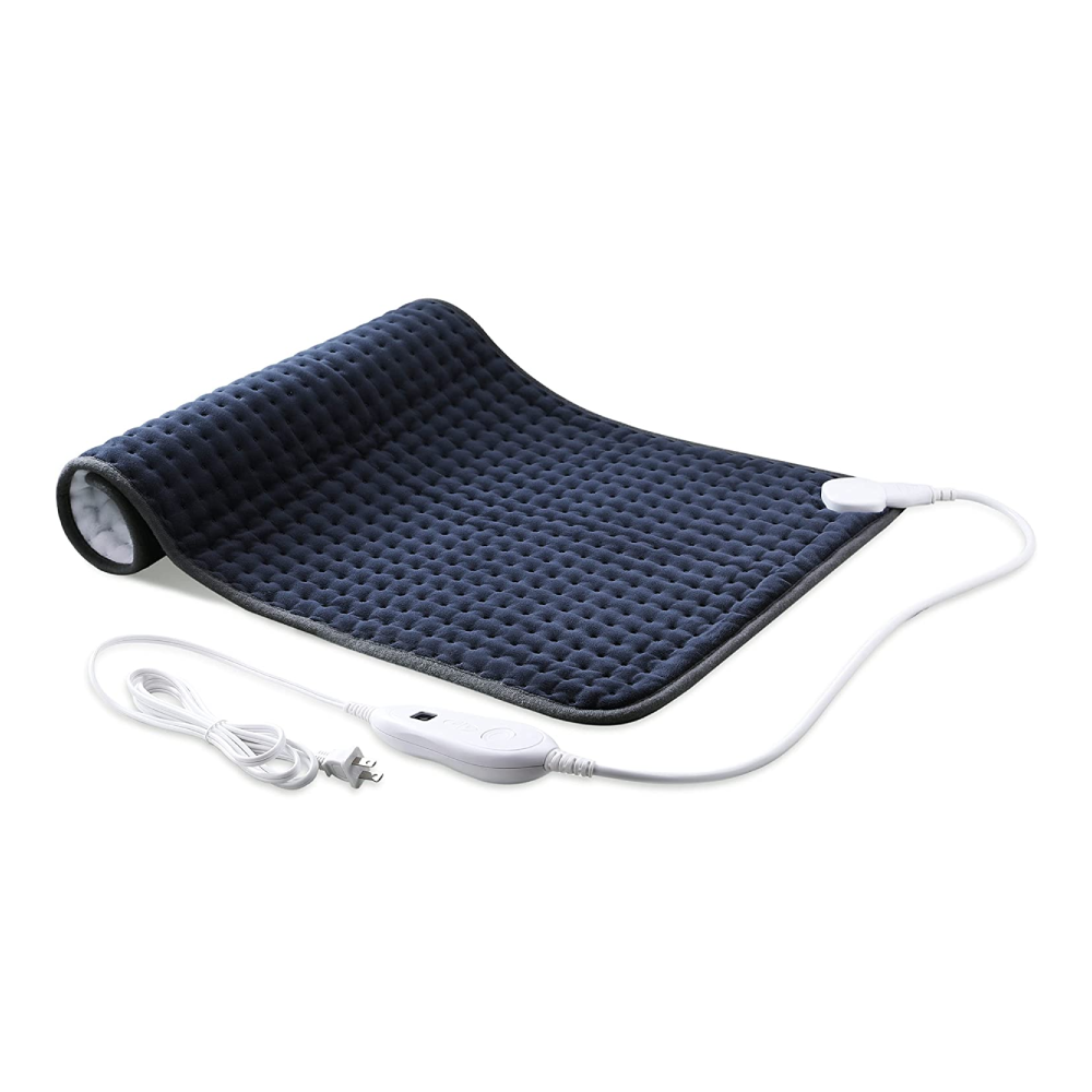 【33"x17"】Electric Heating Pad for Back Pain Cramps Relief, XXX-Large Ultra Soft Fast Heating, Moist Dry Heat