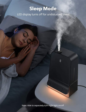 6L Cool Mist Humidifier with Humidistat LED Display-TaoTronics