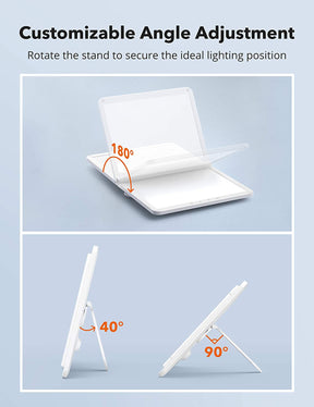 Light Therapy Lamp 18, UV-Free 10000Lux LED Therapy Light-TaoTronics