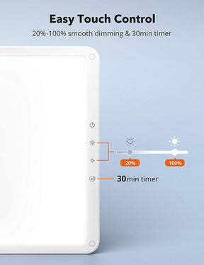 Light Therapy Lamp 18, UV-Free 10000Lux LED Therapy Light-TaoTronics