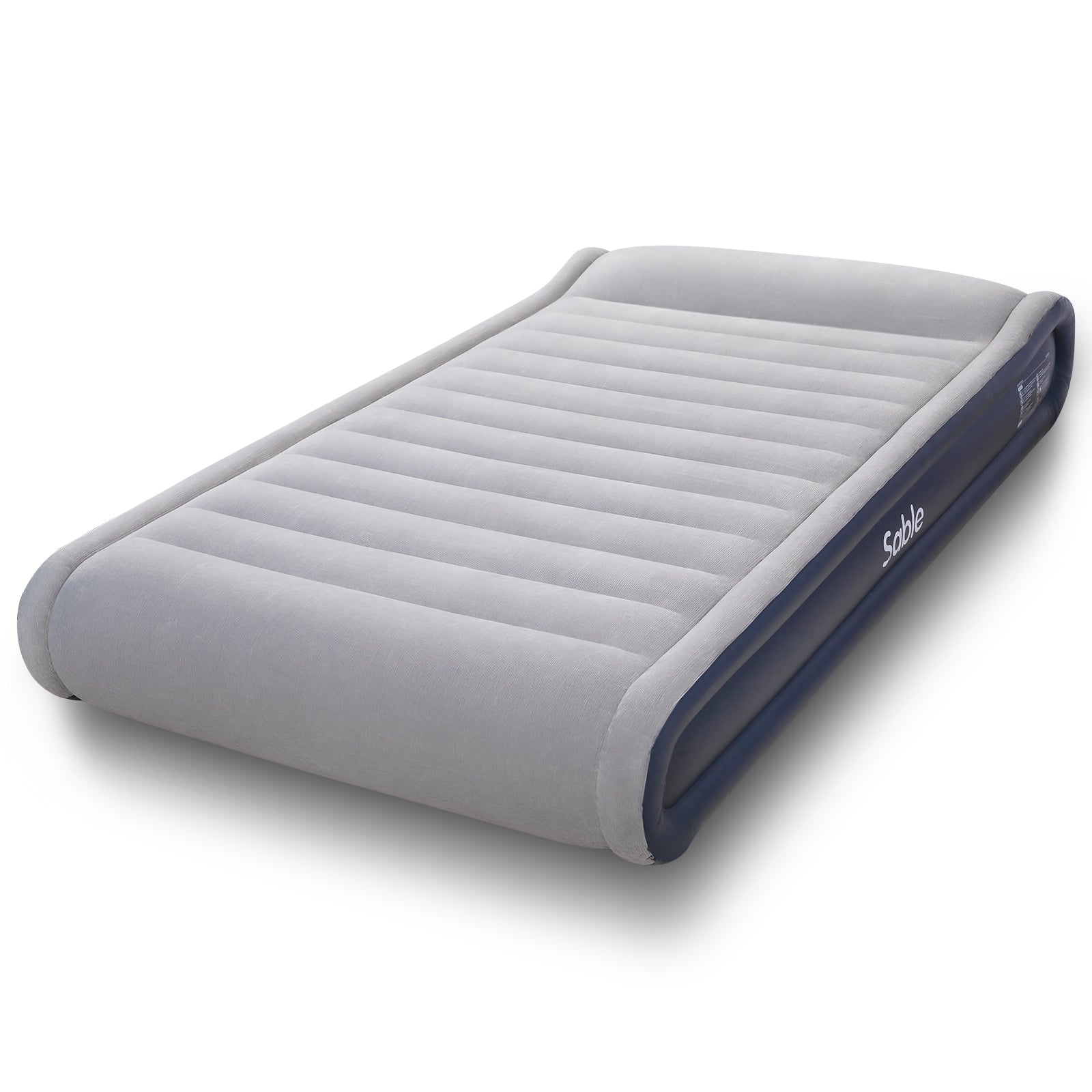 Full Size Air Mattress with Built in Pump Easy to Inflate/Quick Set Up Inflatable Mattress Double High Strong Support Air Bed with Headboard-TaoTronics US