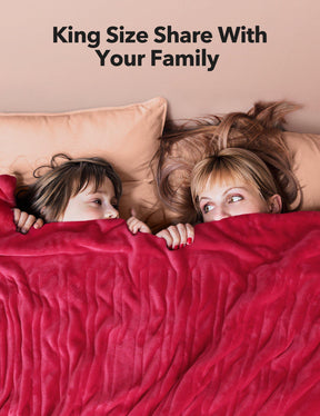 Homech Electric Heated Blanket, Throw 72'' x 84'' Full Size-TaoTronics US
