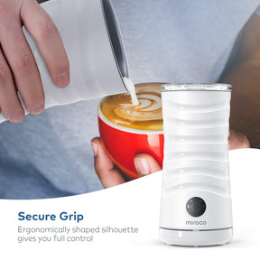 Milk Frother, Miroco Electric Milk Steamer Soft Foam Maker for Hot and Cold Milk Froth-TaoTronics