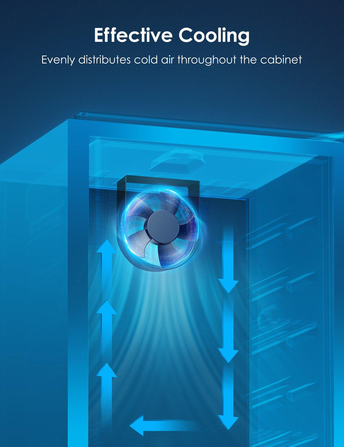 Miroco Beverage Refrigerator Cooler, 3.2Cu. Ft Drink Fridge with 3 Layer Glass Door-TaoTronics