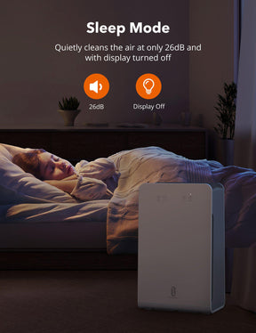 HEPA Home Air Purifier for Rooms, Auto Purification Mode-TaoTronics